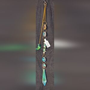 Handmade Sun Catcher "Green Moonbeam"